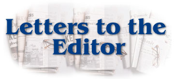 LETTERS TO THE EDITOR