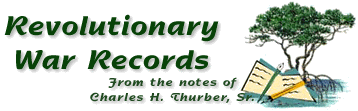 Revolutionary War Records